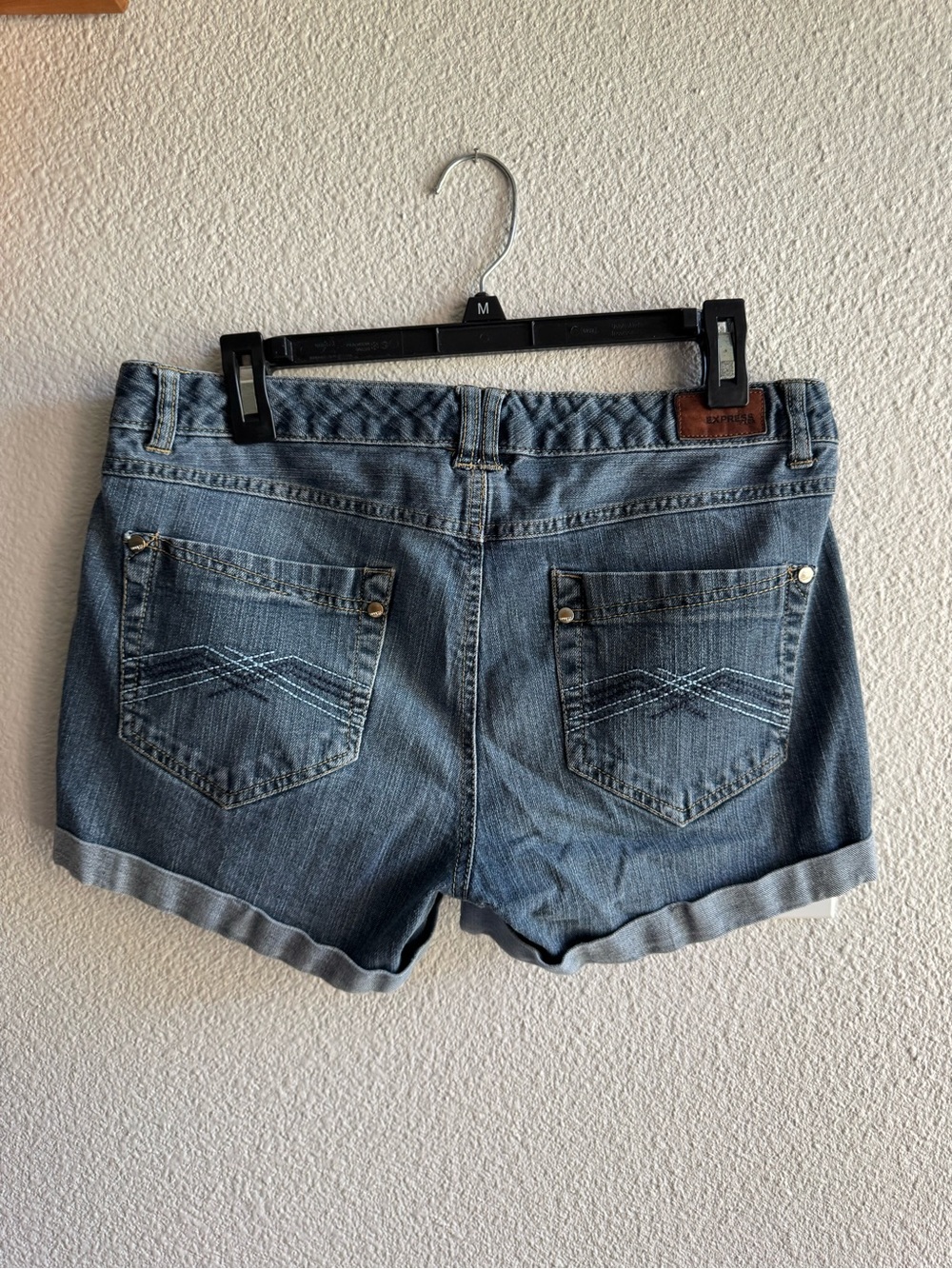 Express Women's Light Blue Denim Jean Shorts